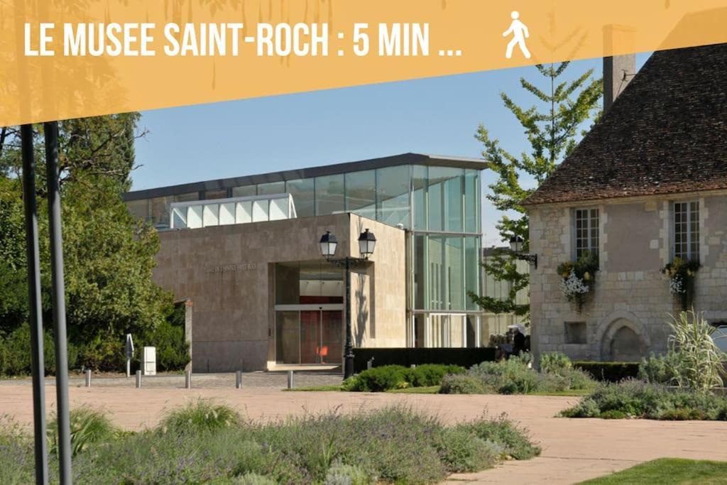 Le Saint-Roch, Centre-Ville, Terrasse Privee Issoudun Extérieur photo